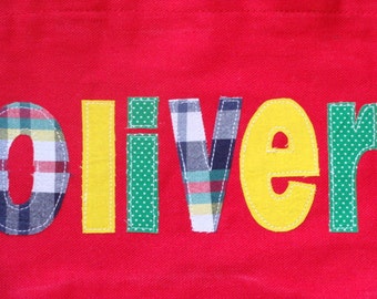 Boy's Personalized Library Tote