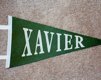 Boy's Personalized Sport Pennant - baseball basketball football soccer school spirit birthday gift idea party name bedroom decoration custom