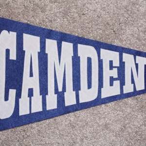 Boy&#39;s Personalized Sport Pennant - baseball basketball football soccer school spirit birthday gift idea party name bedroom decoration custom