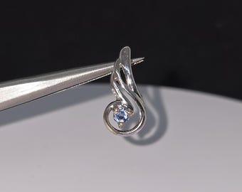 Natural Vivid Blue Kyanite Pendant 925 Silver Pendant – 4.7 CT - No Treatment - Round Cut