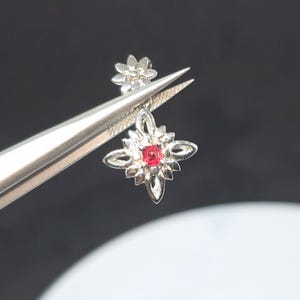 Natural Vivid Red Ruby 925 Silver Pendant – 8.6 CT - Square Cut - July Birthstone