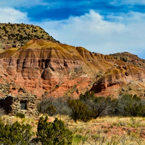 Studio #3 at Palo Duro Canyon State Park - Texas - Longhorn Photo Card - 5 or 10 Pack - 7x5 or 5x4 Note Cards - FREE MAILING (US)