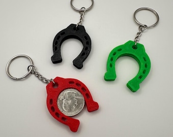 Set di 3 portachiavi Aldi Quarter Keeper – Ciondolo portafortuna a forma di ferro di cavallo, porta monete per carrello della spesa, non dimenticare mai un quarto