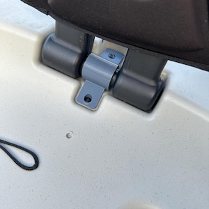 Emotion / Lifetime Kayak Seat Clip seat bracket Mount 3D‑Print PETG Replacement for Triton, Tamarack, Hydros, Quest & More (Includes Screws)