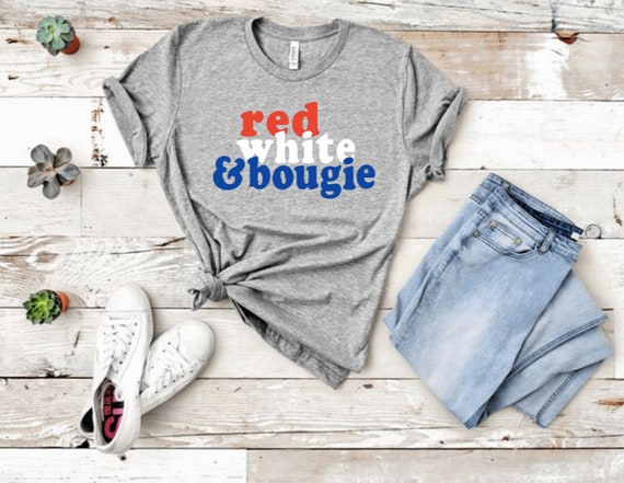 red white bougie shirt