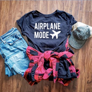 airplane mode shirt travel shirt honeymoon shirt wedding gift airplane shirt