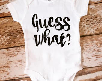 Guess What Pregnancy Announcement | Worth the Wait Adoption | IVF shirt bodysuit | surprise baby | Baby reveal | pregnancy announcement