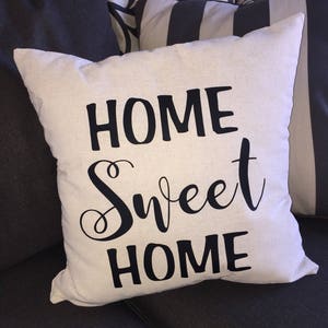 Home Sweet Home pillow home decor pillow