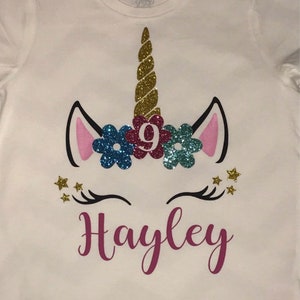 unicorn birthday shirt unicorn birthday unicorn shirt