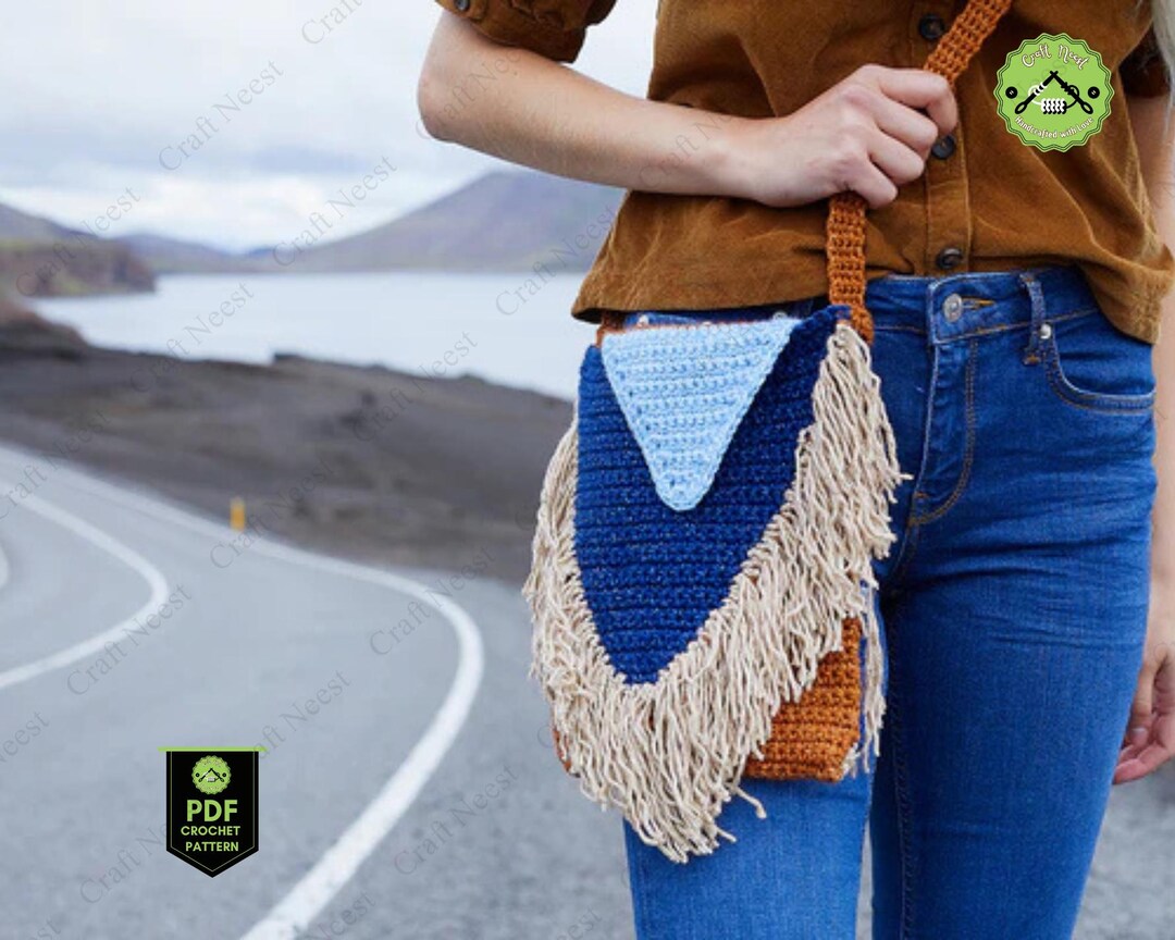 Danbury Crossbody Crochet Pattern Rectangle Crochet Bag Pattern Briana ...