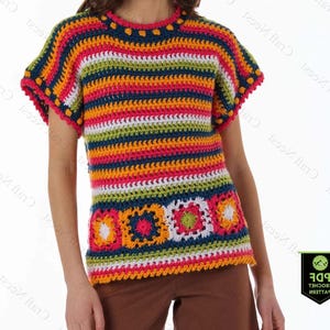 Crochet Top Pattern PDF Lace Crochet Summer Top Pattern for Women Beginner Friendly Crochet Cotton Bralette DIY Crochet Clothing