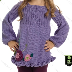 Crochet Toddler Summer Dress Pattern Baby Granny Square Dress Crochet Girls Dress PDF Crochet Fabric Dress Toddler Sundress Pattern