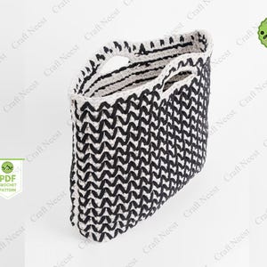 Modèle de sac à main au crochet Sac à main au crochet DIY Modèle de sac au crochet Sac à main fait main Sac à main facile Tutoriel au crochet PDF Téléchargement instantané