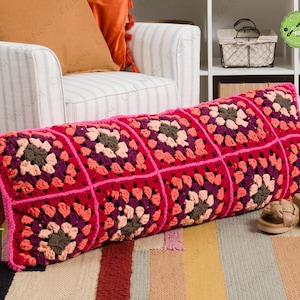 Crochet Patterns for Throw Pillows Cushion Crochet Pattern Pillow Patterns for Home Decor Boho Pillow Crochet PDF Chair Cover Pattern