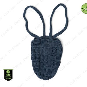 Oval Crochet Bag Pattern for Beginner Friendly Handmade Shopper Tote Crochet Pattern with Customizable Structured Design