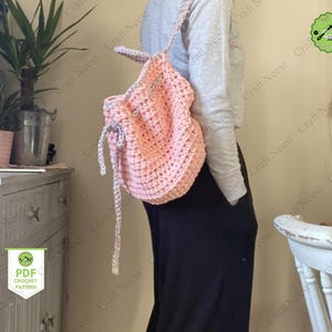 Colorful Spirits Backpack Crochet Pattern Fantasy Bag DIY Scouts Backpack Crochet Amigurumi Pattern Korok Backpack PDF Tutorial