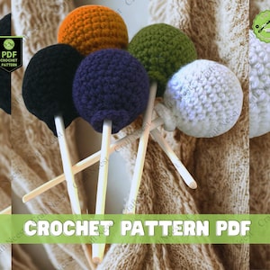 Crochet Candy Pattern Lollipop Amigurumi Pattern Sugar Cookie Crochet Candy Corn Crochet Pattern Fun Sweet Treats DIY PDF
