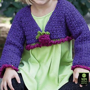 Crochet Halter Top Pattern for Girls PDF Instant Download Kids Crop Top Crochet Summer Top Pattern Halter Neck DIY Festival Top