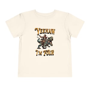 Fourth Birthday Kids Tee | Yeehaaw im four years old birthday, western Cowboy, Wild West, Western Theme 4th Bday Outfit, Boy | My 4th Rodeo