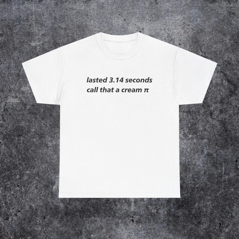 dauerte 3,14 Sekunden. Nenn das ein Sahne-Pi-Shirt, lustiger Humor der Generation Z und der Generation Alpha. Bild 1