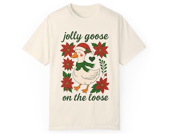 Rolig julgås-T-shirt: Jolly Goose på fri fot