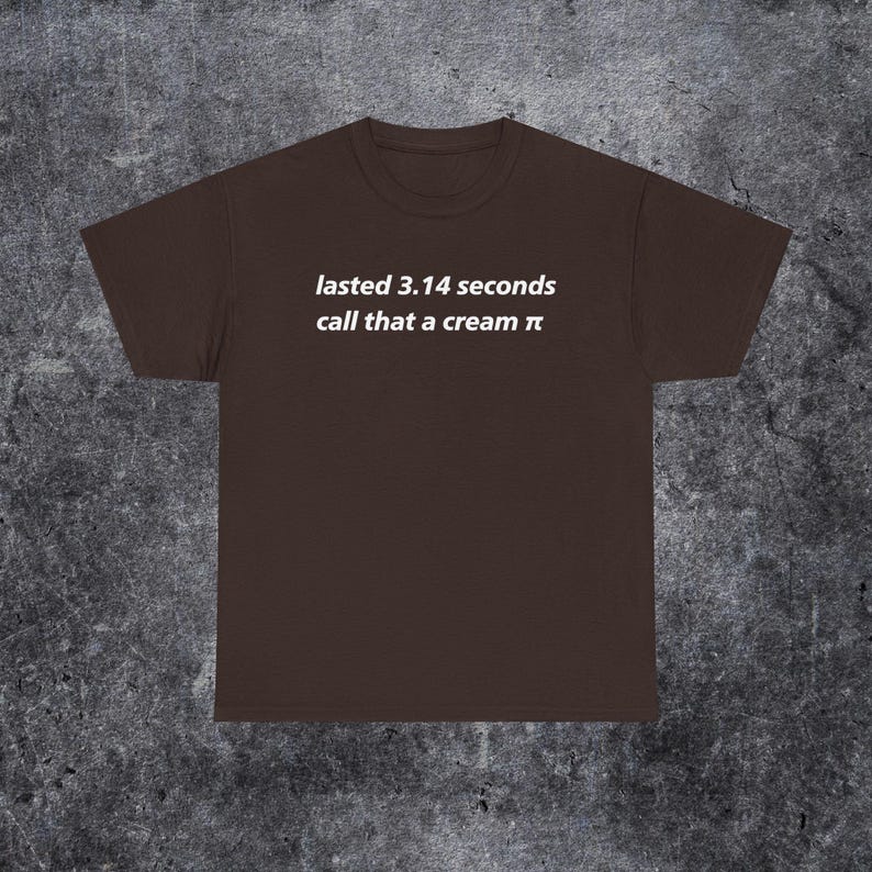 dauerte 3,14 Sekunden. Nenn das ein Sahne-Pi-Shirt, lustiger Humor der Generation Z und der Generation Alpha. Bild 5