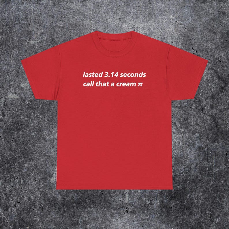 dauerte 3,14 Sekunden. Nenn das ein Sahne-Pi-Shirt, lustiger Humor der Generation Z und der Generation Alpha. Bild 8