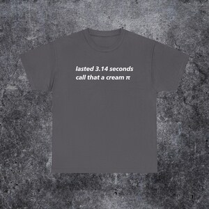dauerte 3,14 Sekunden. Nenn das ein Sahne-Pi-Shirt, lustiger Humor der Generation Z und der Generation Alpha. Bild 11