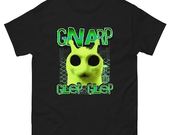 Gnarp Katze, Dumme Alien Katze Mem, Brainrot T-Shirt, Gen Z Mem T-Shirt, Dummes Alien Mem Tee, lustiges Alien Katzen Mem, Gen Alpha Unisex klassisches T-Shirt