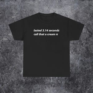 dauerte 3,14 Sekunden. Nenn das ein Sahne-Pi-Shirt, lustiger Humor der Generation Z und der Generation Alpha. Bild 4