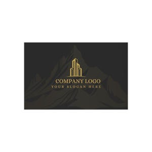 Cartes de visite (100 carats), élégant design noir et or, personnalisables, image de marque professionnelle, qualité supérieure, cartes de visite personnalisables