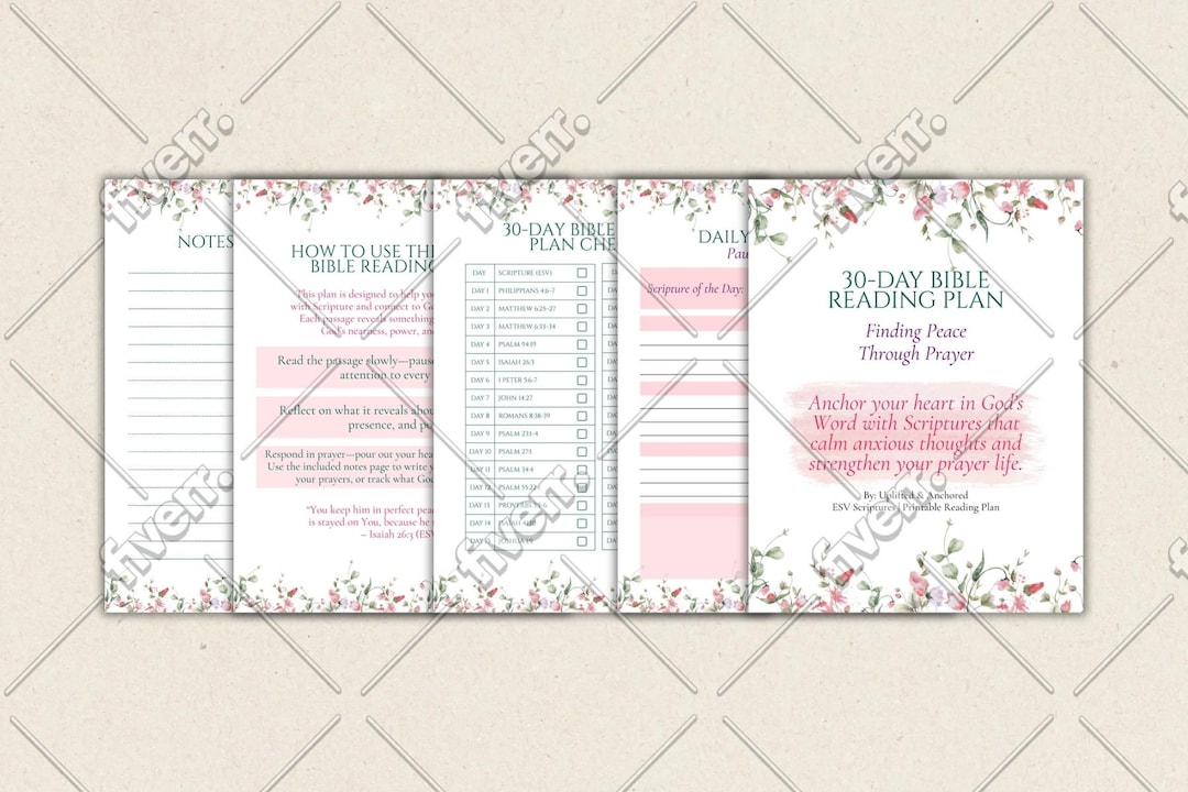 30-day Prayer Bible Reading Plan | Christian Women's Scripture ...