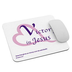 Victory in Jesus Mouse pad