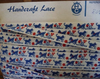 Vintage Australian 1970's LACE Trim REMNANTS Off Cuts - One Metre Lengths - Multiple Styles - Made in England - Free Postage Australia Wide