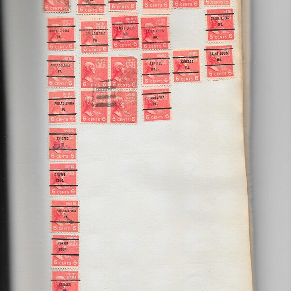 John Quincy Adams 6 Cent Stamp - Etsy