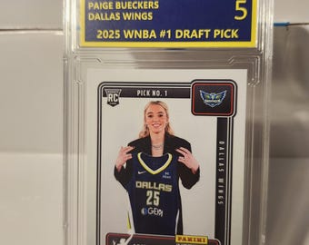 Paige Bueckers Original "DRAFT DAY" Rookie Basketball Card in Special Case
