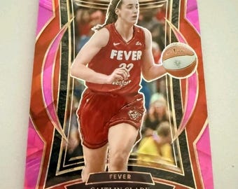 2025 Panini Select WNBA Concourse Caitlin Clark #41 Pink  Ice Cracked Prizm