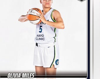 Tarjeta coleccionable Panini Instant WNBA 2026 con Olivia Miles "All Star Starter: