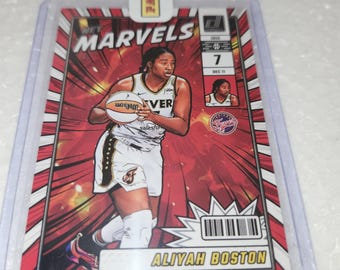 2025 Panini Donruss WNBA Net Marvels "Aliyah Boston" Trading Card