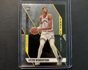 VICTOR WEMBANYAMA - 2023-24 Panini Phoenix - Fade to Black "Rookie Card"