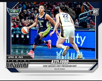 Azzi Fudd RC - 2026 Panini Instant WNBA #18 Dallas Wings