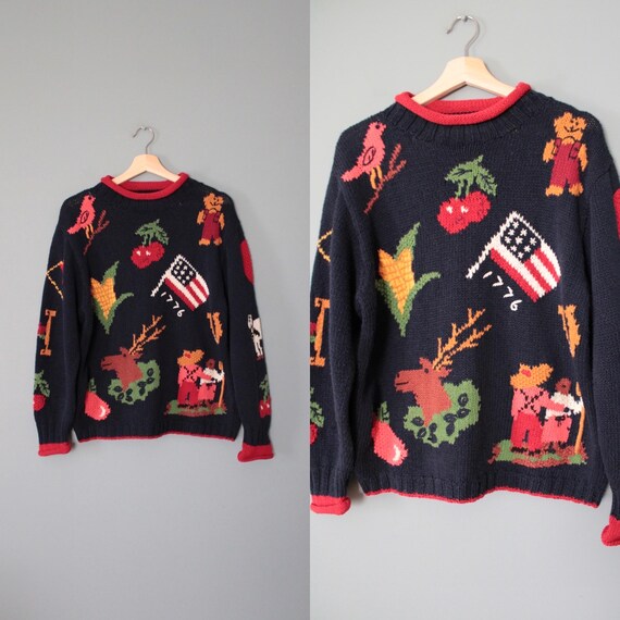 Americana 1776 home sweet home sweater View 2