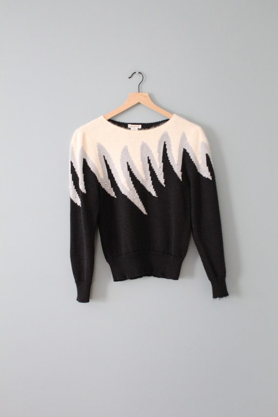 ANGORA cropped sweater | 90s cropped sweater | whi