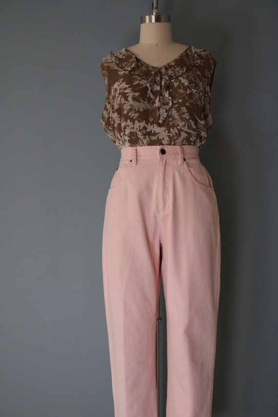 TEA rose pink jeans | soft denim banana jeans | L… - image 6