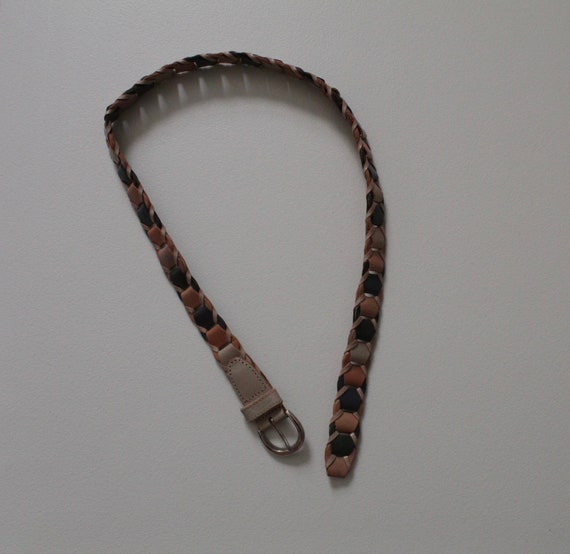 NEUTRALS chain leather belt | Capezio leather bel… - image 5