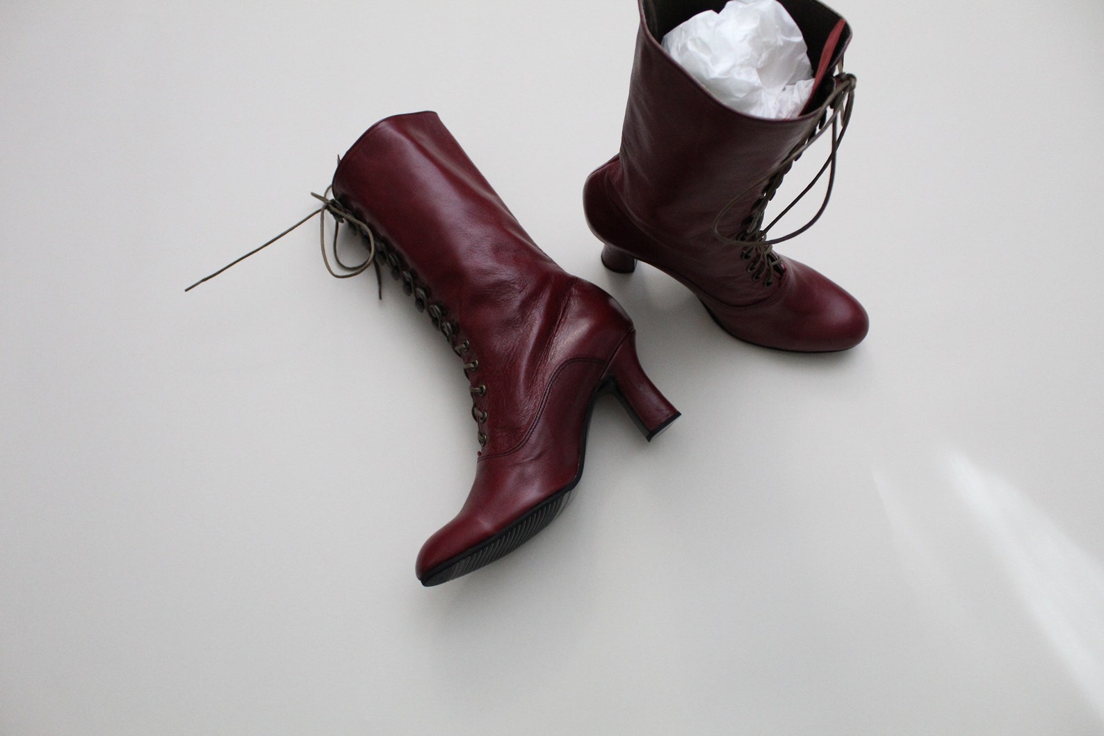 1490 virginia leather high boots