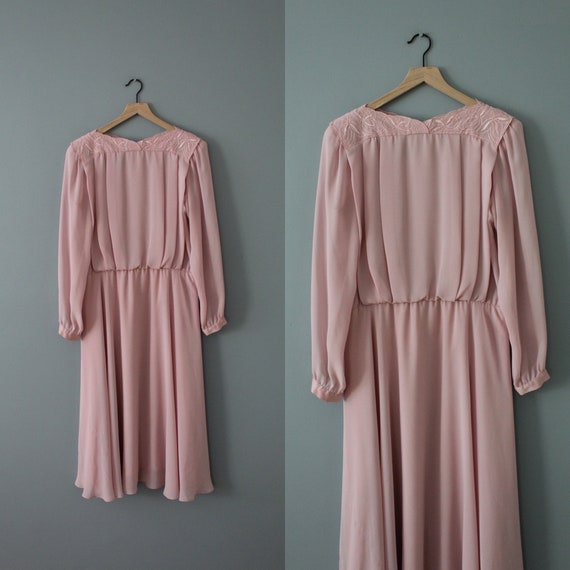 dusty rose pink dress | 1980s Ursula of Switzerla… - image 3