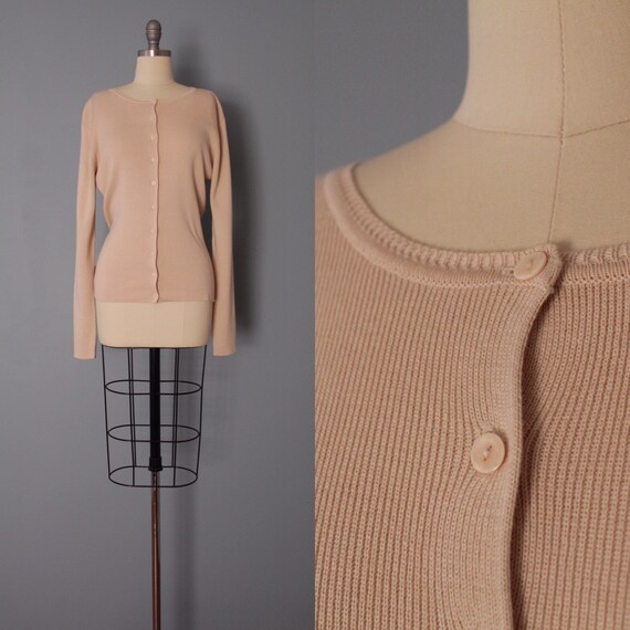 DUSTY rose cardigan | soft cotton cardigan | minim