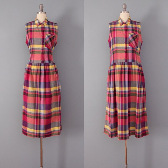 PLAID cotton sundress