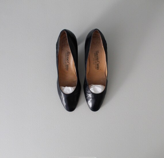 roland cartier silver heels